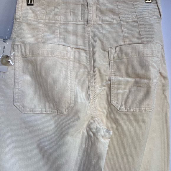NWT Anthropologie Maeve The Colette Cropped Wide-Leg Corduroy Pants - Picture 11 of 16